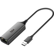 Resim Bix Adp-08 USB 3.0 Gigabit Ethernet 10/100/1000Mbps RJ45 Dönüştürücü Adaptör 