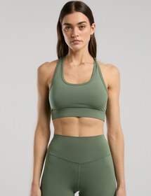 Resim Everfit Training Essentials Haki Kadın Cross Back Sporcu Sütyeni - Haki / L 