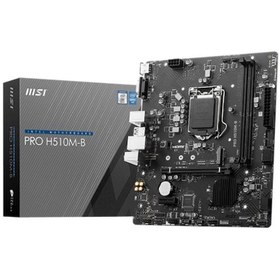 Resim MSI PRO H510M-B DDR4 2933MHZ 1XHDMI 1XVGA 1XM.2 USB 3.2 MATX 1200P (SADECE 10.NESİL İŞLEMCİ UYUMLU-H470 CHIPSET) MSI PRO H510M-B DDR4 2933MHZ 1XHDMI 1XVGA 1XM.2 USB 3.2 MATX 1200P (SADECE 10.NESİL İŞLEMCİ UYUMLU-H...