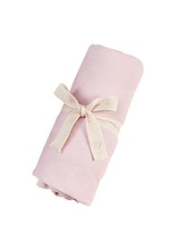 Resim Tinylamb Lastikli Bebek Çarşafı 60x120 CM - 2 Adet Organik Beyaz - Pembe Renk 