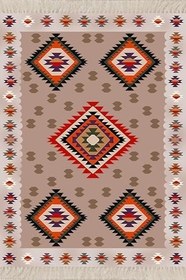 Resim Pelangi Kaymaz Taban Halı, Bej 160 x 240 