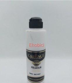 Resim Cadence Akrilik Boya 250Ml Cc 0001 Beyaz Ahşap Boyası 