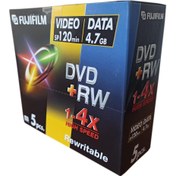 Resim DVD +Rw 4.7gb 120MIN 5 Adet 