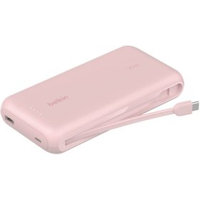 Resim Belkin BPB024 30W 20K Entegre Kablolu Powerbank - Pembe 