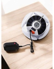 Resim Ucuztekno Katlanabilir Taşınabilir Kamp Lambası Işıldak Beyaz Işık Güneş Enerjili Solar Aydınlatma Renkli 