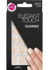 Resim Elegant Touch Takma Tırnak Jelly Nails Glimmer Şeftali 