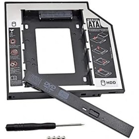 Resim AL-4716 Sata HDD Harddisk Caddy Kızak Kutu Ssd, Ikinci HDD Takma, 9.5 mm 