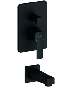 Resim Gpd Ankastre Banyo Bataryası Pedra Siyah Mab160-S Siyah 