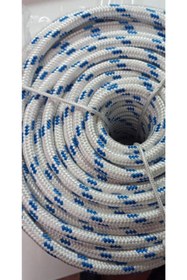 Resim isguvenlikstore 5 Metre 12mm Iskota Halat, Yaşam Halatı, Çekme Halatı, Güvenlik Halatı, Örgü Halat, Tekne Halatı 