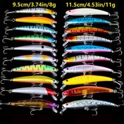 Resim Still Xiao 20 Parça Minnow Seti, Açık Hava Balıkçılık Takımı 
