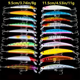 Resim Still Xiao 20 Parça Minnow Seti, Açık Hava Balıkçılık Takımı 