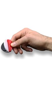 Resim Badem10 Yarımay Yapışkanlı Kapı Kolu Stoperi Tamponu Metal Kapı Stopu Durdurucu Tutucu Tutacağı Beyaz 