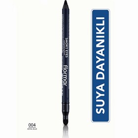 Resim Flormar Smoky Eyes Suya Dayanıklı Mat Göz Kalemi 004 Royal Blue 