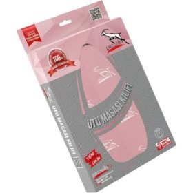 Resim Feyza Design Pembe Keçeli Ütü Masası Kılıfı 135X50CM, On Board 900 Kalite 