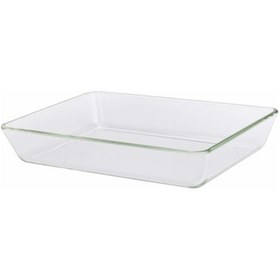 Resim Ikea Mıxtur Mutfak Fırın Servis Tepsi Kabı 35X25 CM Şeffaf 