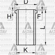 Resim Esse Otomotiv Ceres 92-99 2.4 0.50 Gömlek - YEN-5532-050 - 51-65532-050 