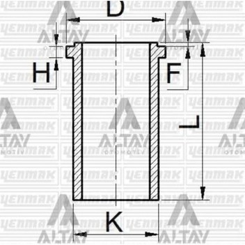 YENMAK 5694-STD GÖMLEK FUSO CANTER 511 711 4M40 4M42 95MM