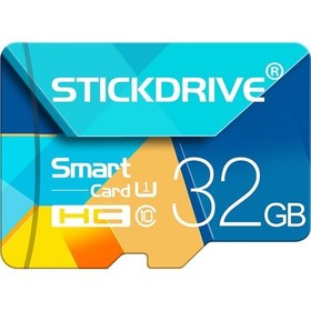 Resim Stickdrive 32GB U1 Renkli Tf (Mikro Sd) Hafıza Kartı (Yurt Dışından) 