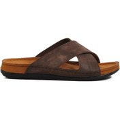 Resim Kahve Anatomik Erkek Terlik Bento M Kahverengi 