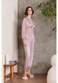 Resim Pierre Cardin 6005 Kadın Rose Gelin Set 6'lı Saten Takım Rose 