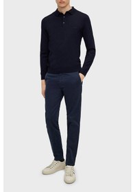 Resim Boss Erkek Polo Yaka Kazak 50476357 404 Lacivert Lacivert 