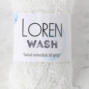 Resim Loren Wash Beyaz El Örgü İpi - R150 - 34040 