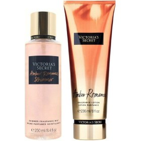 Resim Victoria's Secret Amber Romance Shimmer & Amber Romance Vücut Losyonu Ve Spreyi 2'li Set 