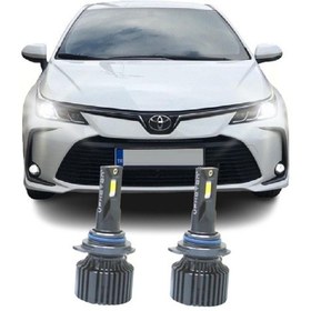 Resim Toyota Corolla Uyumlu (2019-2022) LED FAR AMPULÜ PHOTON MILESTONE HIR2 9 