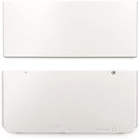 Resim Yeni 3DS Kapak Levhası Beyaz Renk Değişimi, Nintendo New3DS Elde Taşınır Oyun Konsolu, Üst ve Alt A/E Ön Panel Muhafaza Kılıfı Kapak Plakaları 2 Parça Vidalı Yedek Parça 