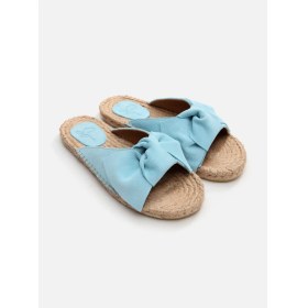 Resim Su Espadril Fiocco Mavi Kadın Espadril Terlik 