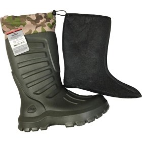 Resim Sonimix Eva Termal Avcı Çizme Haki -30 Derece Soğuğa Dayanıklı 