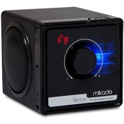 Resim Mikado MD-236 3W+3W Siyah FM Radyo Destekli Müzik Kutusu 