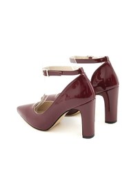 Resim Tamer Tanca Kadın Vegan Bordo Topuklu & Stiletto Ayakkabı 22 319 Bn Ayk Bordo Rgn Bordo 