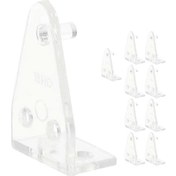 Resim 10 Adet Jaluzi Tutma Braketi, Jaluzi Alt Ray Tutma Klipsleri 