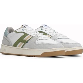 Resim HOFF Beyaz - Gri - Yeşil Erkek Deri Süet Sneaker CAIROLI 