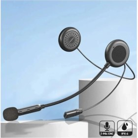 Resim Özgürce Su Geçirmez Bluetooth Motosiklet Kulaklık, Çift Mikrofon, Otomatik Çağrı Yanıtı 