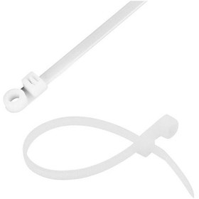 Resim Powermaster Pm-26329 Beyaz Delikli Kablo Bağı 2.5x100mm 1 ADET 