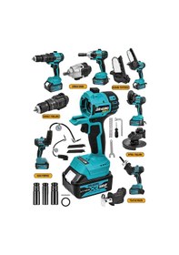 Resim Dragro Alman DRG-SPR6 M Taşlama + Somun Sıkma + Tilki Kuyruğu + Dal Budama + Akülü Vidalama + Hava Pompası 6'lı Set 