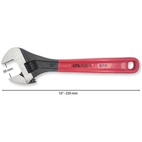 Resim 250 Mm 10" Kurbağacık Anahtar B21-250b Fosfat Kaplı Pvc 