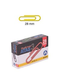 Resim Ark Plastik Kaplı Renkli Ataş No : 3 28 Mm 