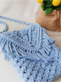 Resim VALAR Makrome El Örgüsü Çanta / Telefon Çantası 