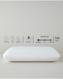 Resim English Home Resty Visco Yastık 37x54 Cm Beyaz Beyaz 