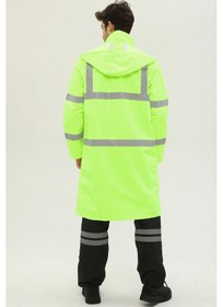 Resim Uniprom Yağmurluk Reflektörlü Yüksek Görünürlü Neon Sarı 