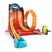 Resim Hot Wheels Track Builder Benzin Bidonu Akrobasi Seti HDX78 