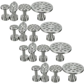 Resim Alüminyum Alaşımlı Boyasız Çekiç Onarım Seti, Dolu Hasar Kaldırma Çekme Pimler, Şarj Edilmemiş Otomobil Gövde Çekiç Onarım Araçları, Araba Çekiç Kaldırma Kiti 