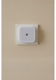 Resim Ulbay Beyaz Gece Lambası Kare Karanlıkta Otomatik Yanar Fotoselli 0.1w Beyaz 