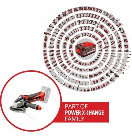 Resim Einhell Te-Ag 18/115 Li Çift Akülü 2.5 Ah Taşlama Makinesi 