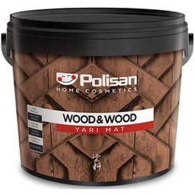 Resim Polisan Wood&Wood Antaging Ahşap Verniği Yarımat Su Bazlı Ver... 
