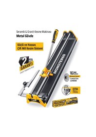 Resim Monster 60 Profesyonel Fayans Ve Granit Kesme Makinesi 60 Cm 16mm Elmas Rulman Metal Gövde 