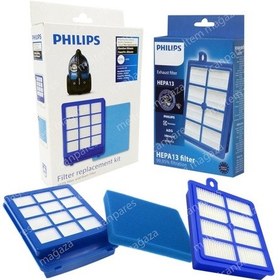 Resim Philips Uyumlu Fc 9924 Marathon Ultimate Kutulu Ön Ve Hepa Filtre Seti 